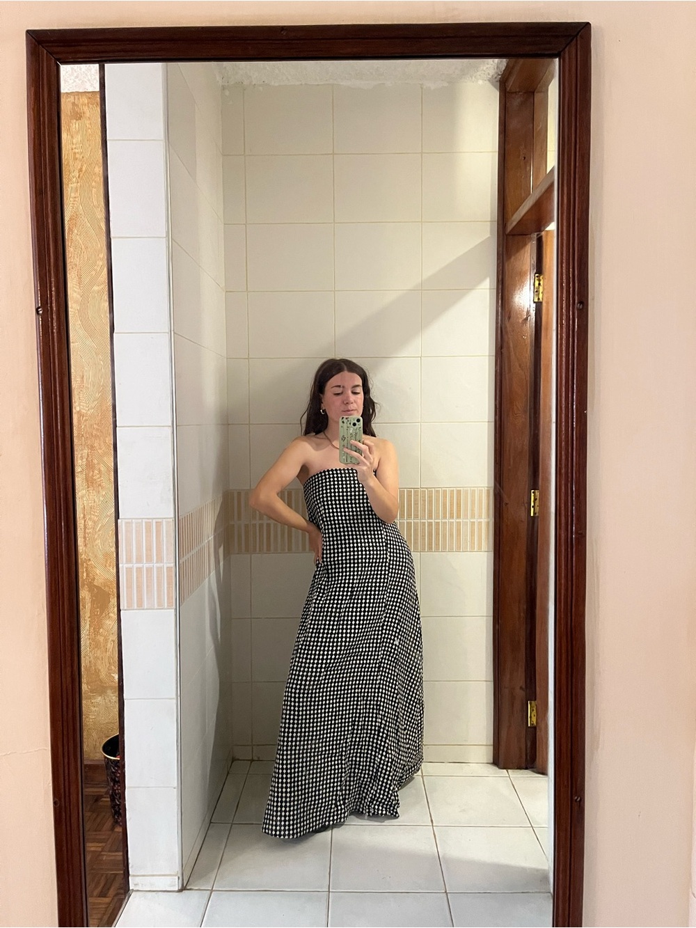 DISSH Mila Linen Strapless Midi Dress - Picture 4 of 4